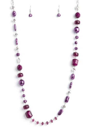 Juicy Gossip Purple Necklace