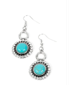 Mojave Mogul Blue Earrings